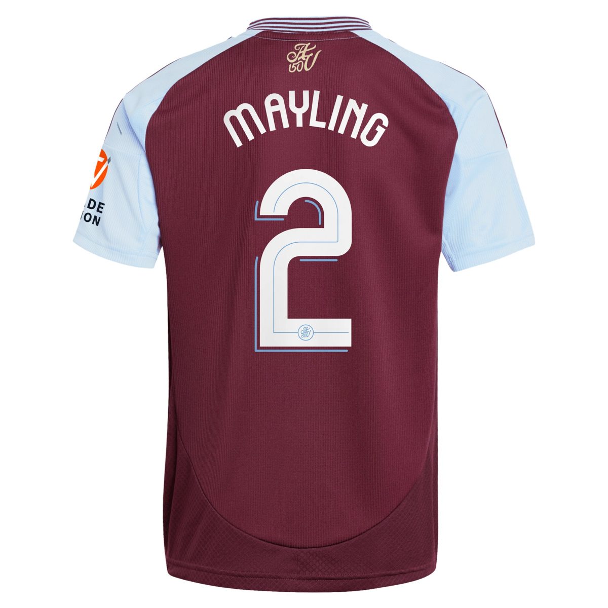 aston villa adidas home shirt 2024-25 with mayling 2 cup printing Collection | Authentic Aston Villa Shirts
