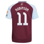 aston villa adidas home shirt 2024-25 with robinson 11 cup printing Collection | Authentic Aston Villa Shirts