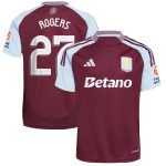 aston villa adidas home shirt 2024-25 with rogers 27 cup printing Collection | Authentic Aston Villa Shirts