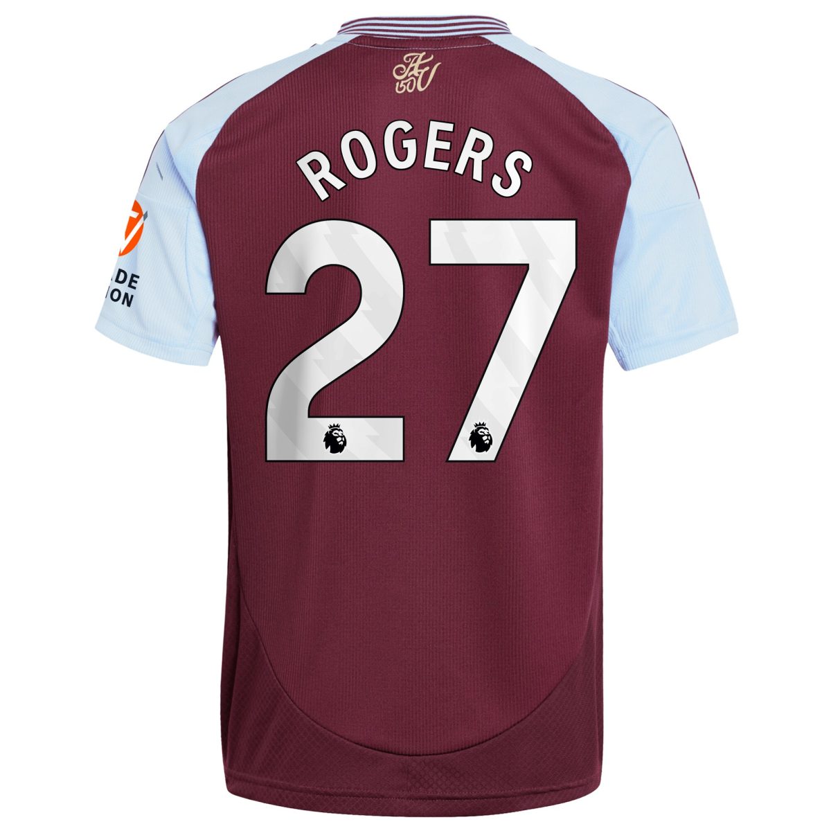 aston villa adidas home shirt 2024-25 with rogers 27 printing Collection | Authentic Aston Villa Shirts