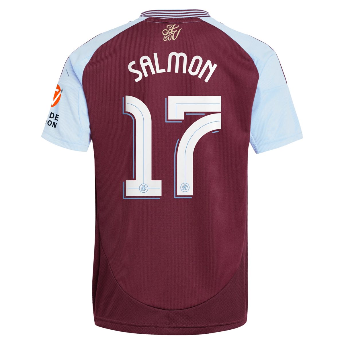 aston villa adidas home shirt 2024-25 with salmon 17 cup printing Collection | Authentic Aston Villa Shirts