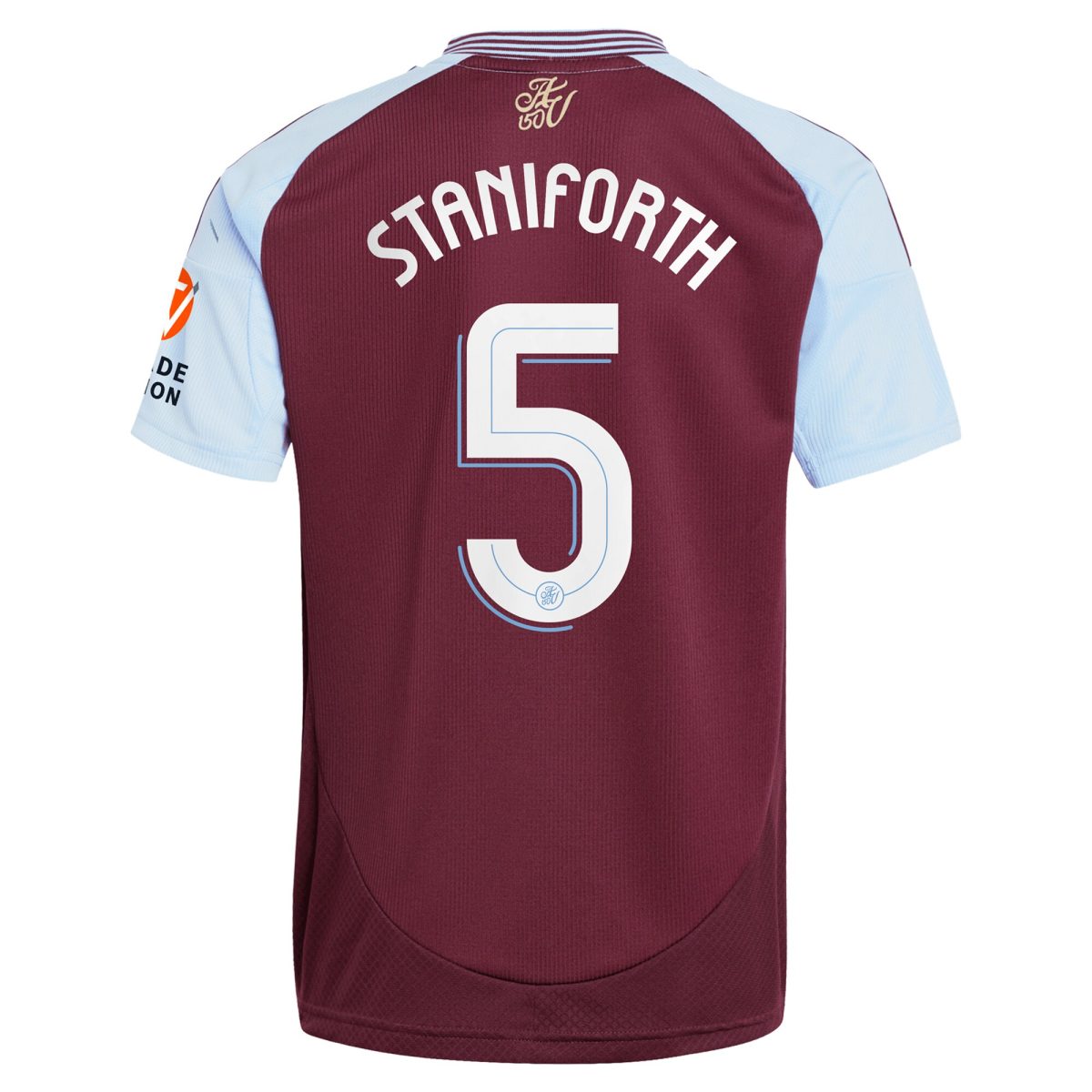 aston villa adidas home shirt 2024-25 with staniforth 5 cup printing Collection | Authentic Aston Villa Shirts