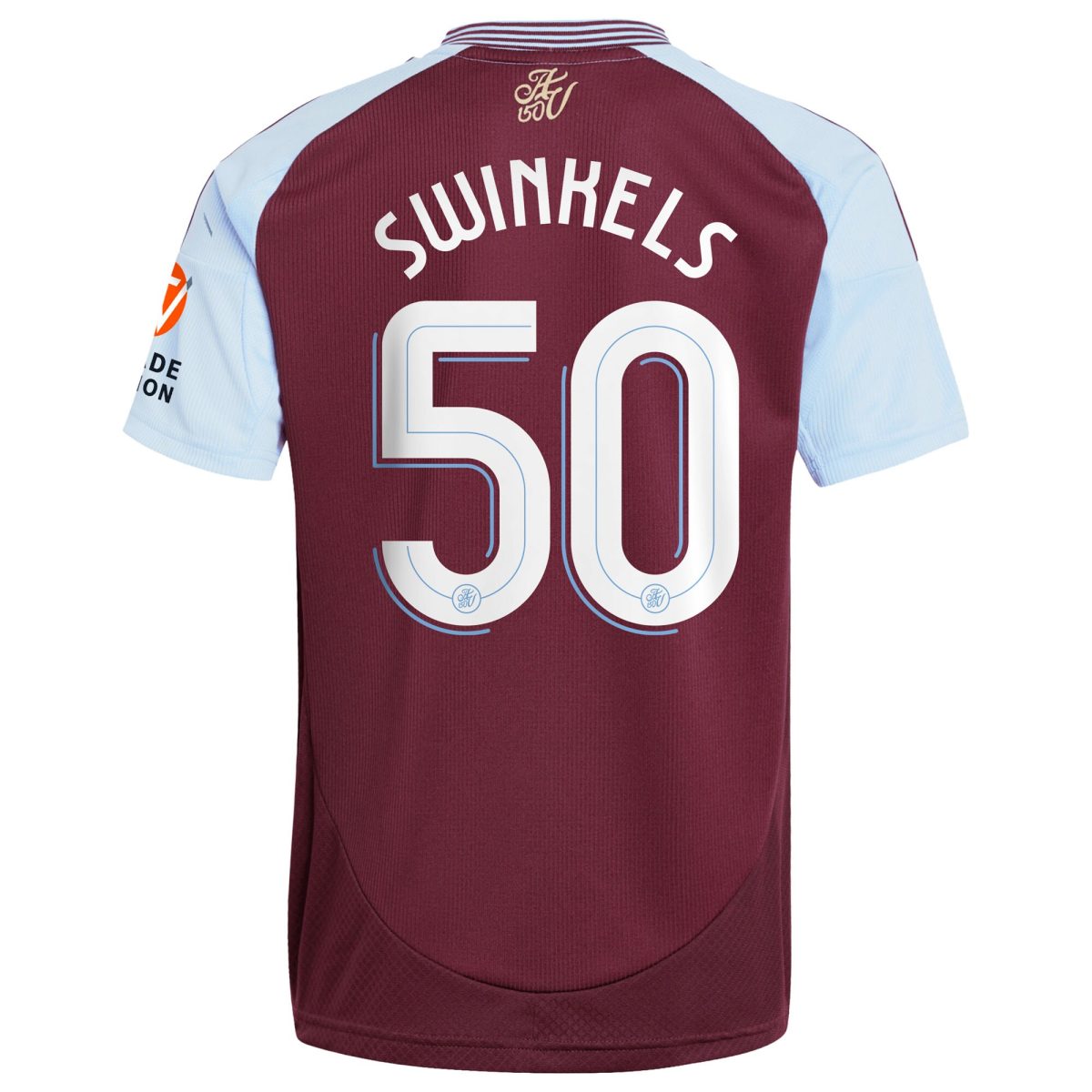 aston villa adidas home shirt 2024-25 with swinkels 50 cup printing Collection | Authentic Aston Villa Shirts