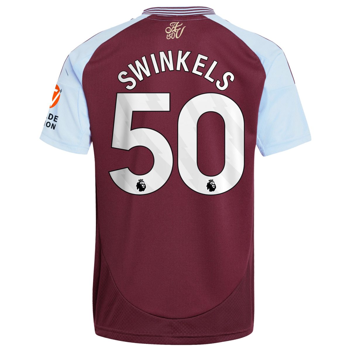 aston villa adidas home shirt 2024-25 with swinkels 50 printing Collection | Authentic Aston Villa Shirts