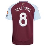 aston villa adidas home shirt 2024-25 with tielemans 8 cup printing Collection | Authentic Aston Villa Shirts
