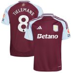 aston villa adidas home shirt 2024-25 with tielemans 8 printing Collection | Authentic Aston Villa Shirts