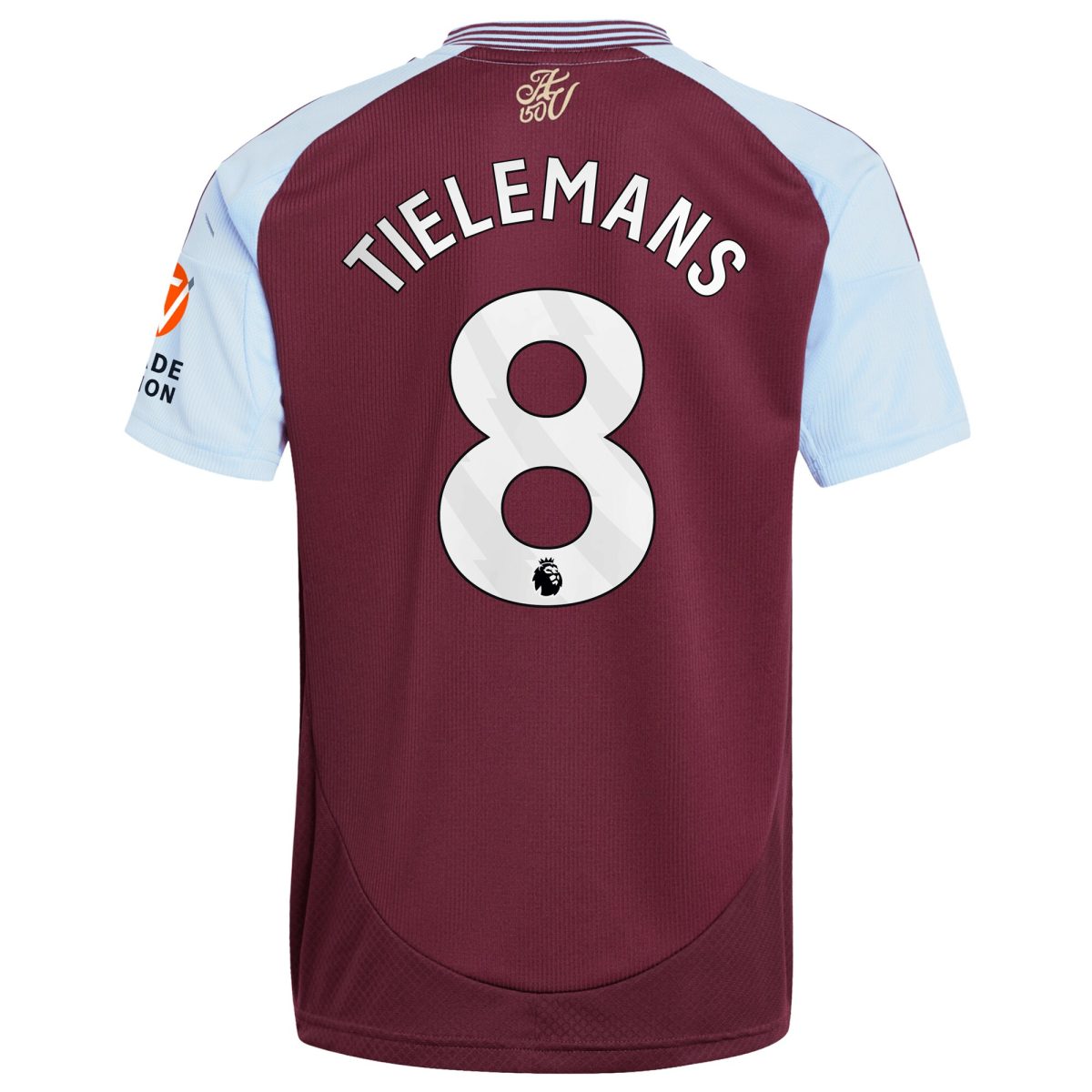 aston villa adidas home shirt 2024-25 with tielemans 8 printing Collection | Authentic Aston Villa Shirts