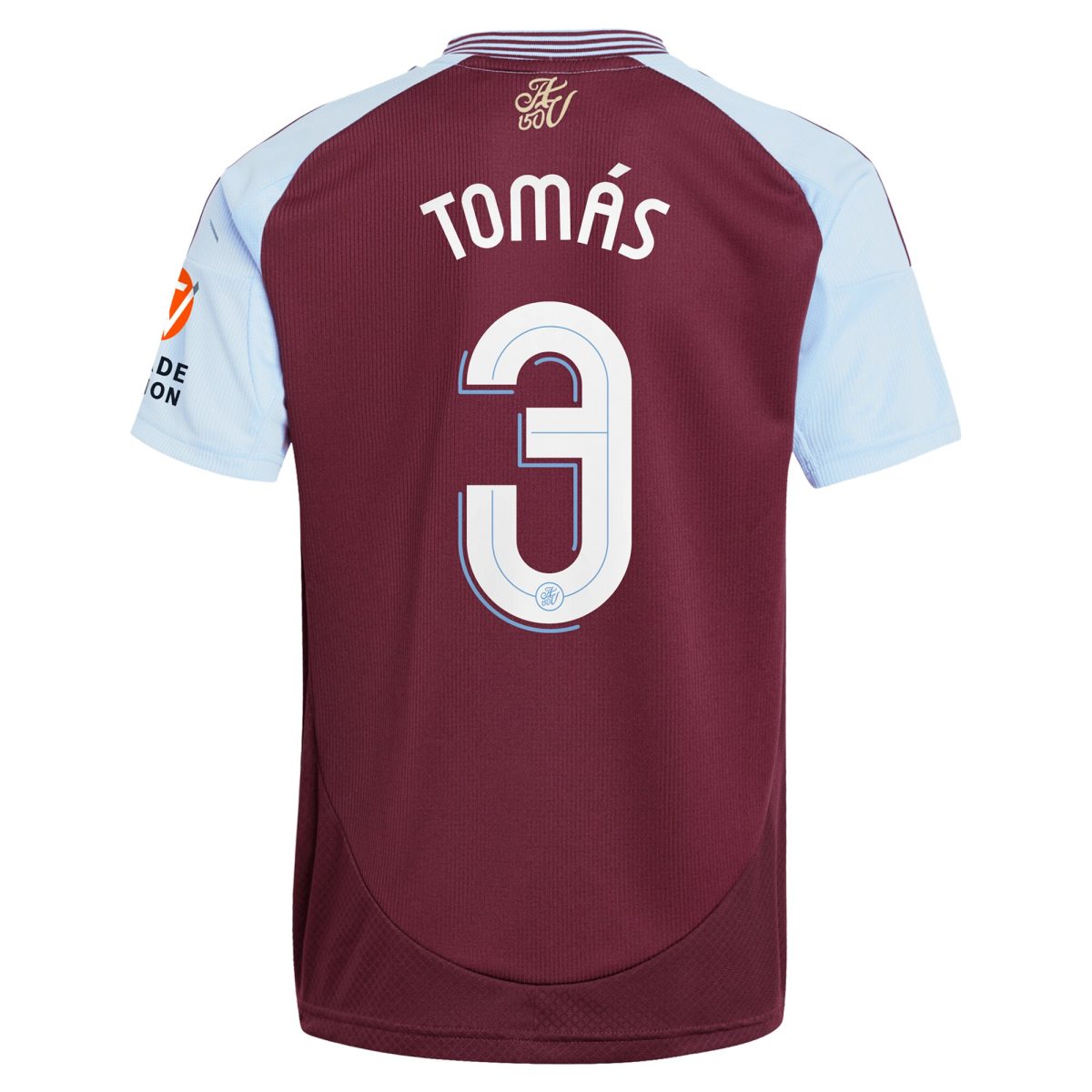 aston villa adidas home shirt 2024-25 with tomás 3 cup printing Collection | Authentic Aston Villa Shirts