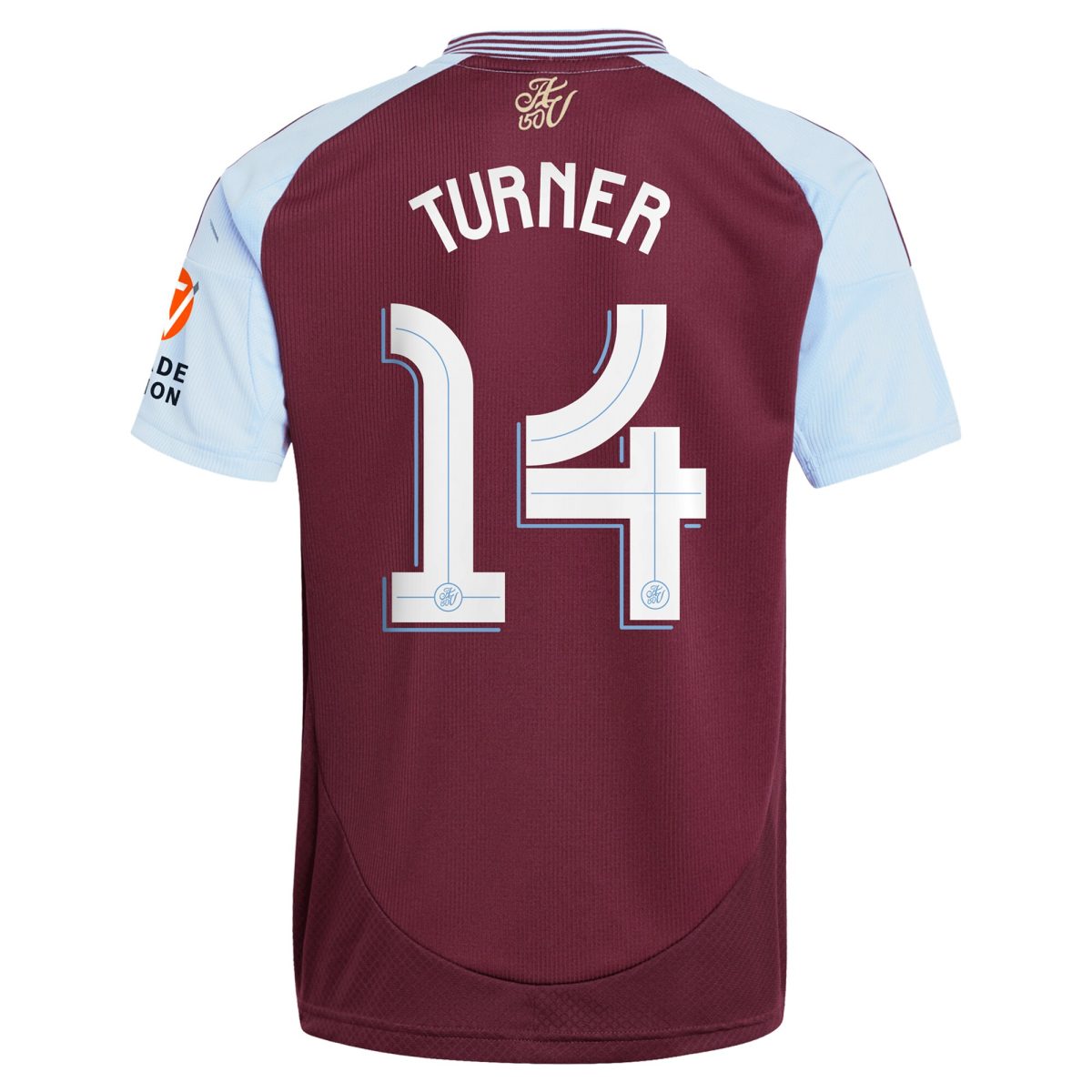 aston villa adidas home shirt 2024-25 with turner 14 cup printing Collection | Authentic Aston Villa Shirts