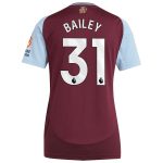 aston villa adidas home shirt 2024-25 – womens with bailey 31 printing Collection | Authentic Aston Villa Shirts