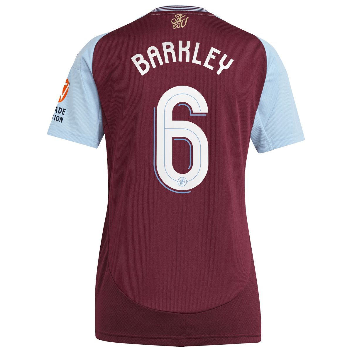aston villa adidas home shirt 2024-25 – womens with barkley 6 cup printing Collection | Authentic Aston Villa Shirts