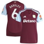 aston villa adidas home shirt 2024-25 – womens with barkley 6 printing Collection | Authentic Aston Villa Shirts