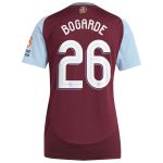 aston villa adidas home shirt 2024-25 – womens with bogarde 26 cup printing Collection | Authentic Aston Villa Shirts