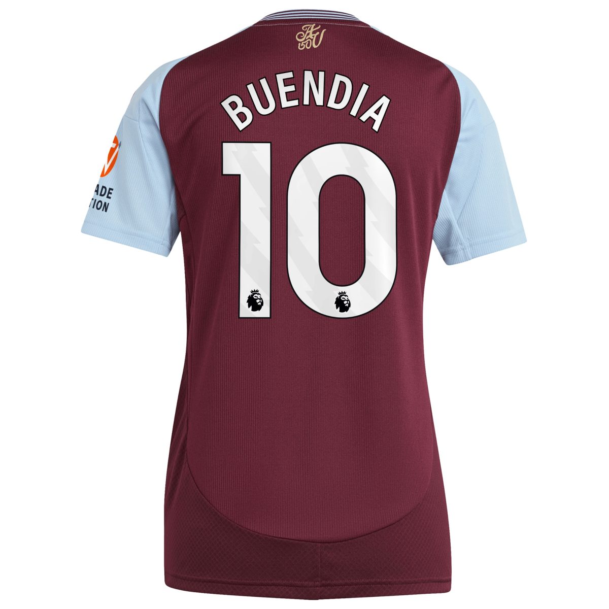 aston villa adidas home shirt 2024-25 – womens with buendia 10 printing Collection | Authentic Aston Villa Shirts