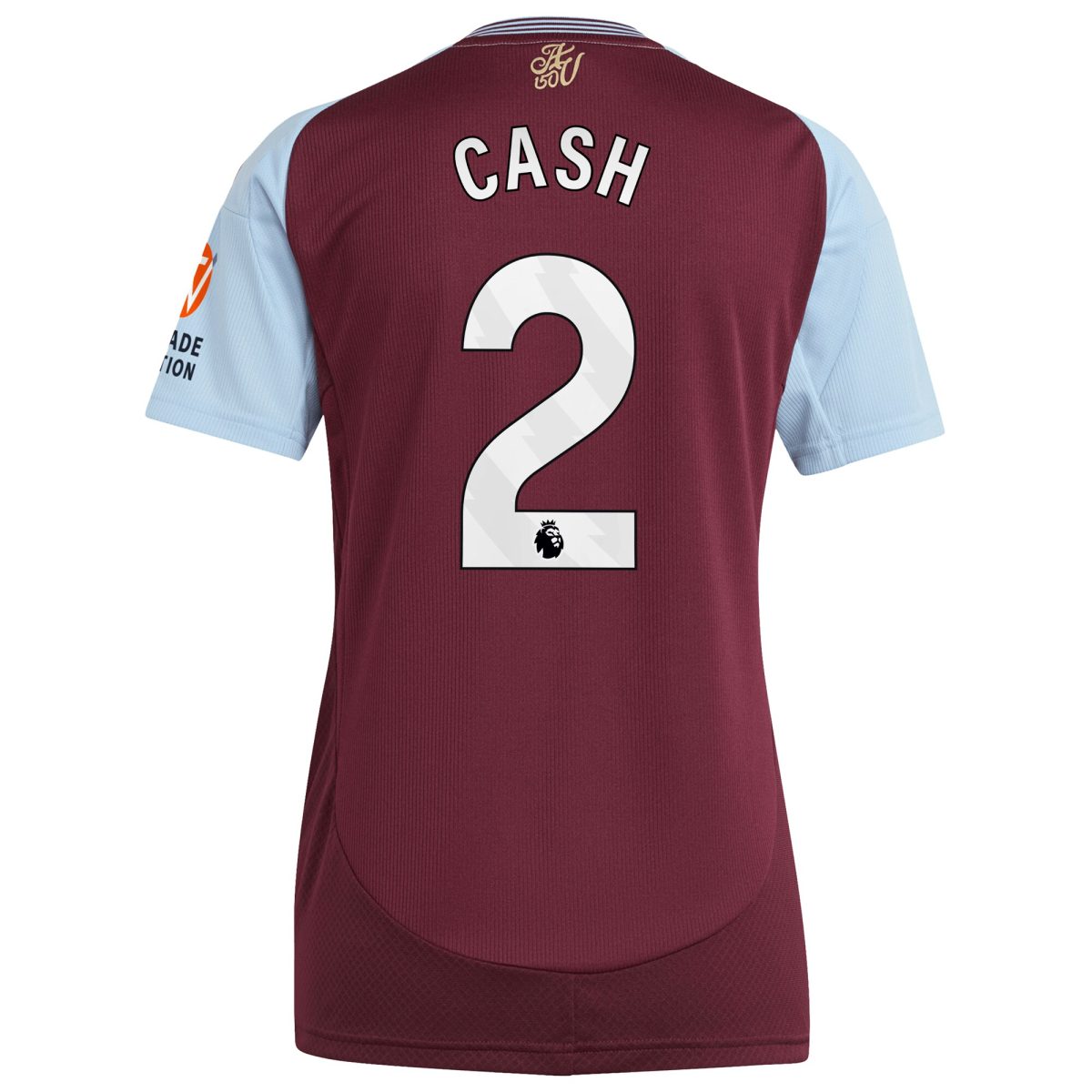 aston villa adidas home shirt 2024-25 – womens with cash 2 printing Collection | Authentic Aston Villa Shirts
