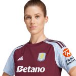 aston villa adidas home shirt 2024-25 – womens with custom printing Collection | Authentic Aston Villa Shirts