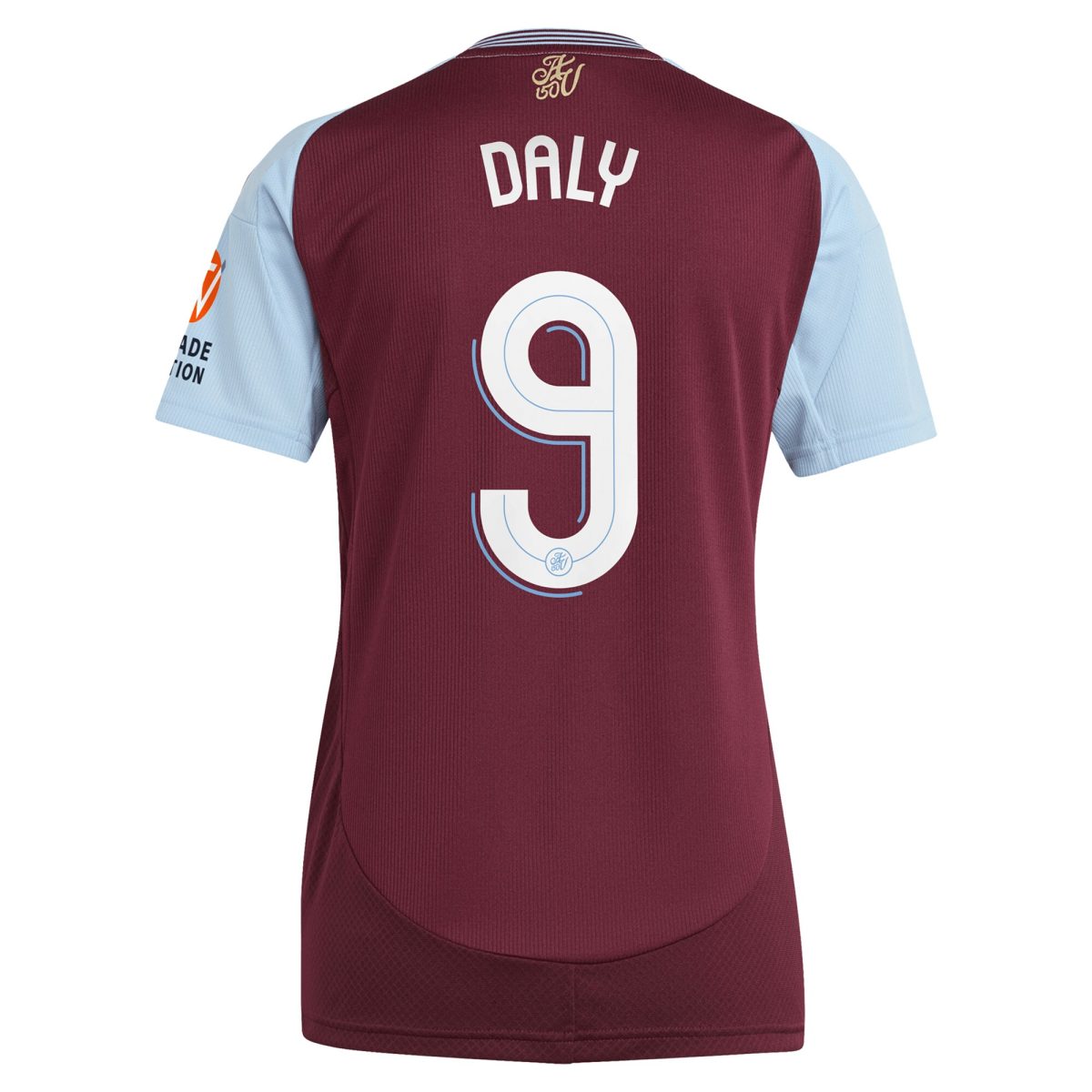aston villa adidas home shirt 2024-25 – womens with daly 9 cup printing Collection | Authentic Aston Villa Shirts