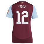 aston villa adidas home shirt 2024-25 – womens with digne 12 cup printing Collection | Authentic Aston Villa Shirts