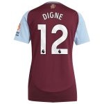 aston villa adidas home shirt 2024-25 – womens with digne 12 printing Collection | Authentic Aston Villa Shirts