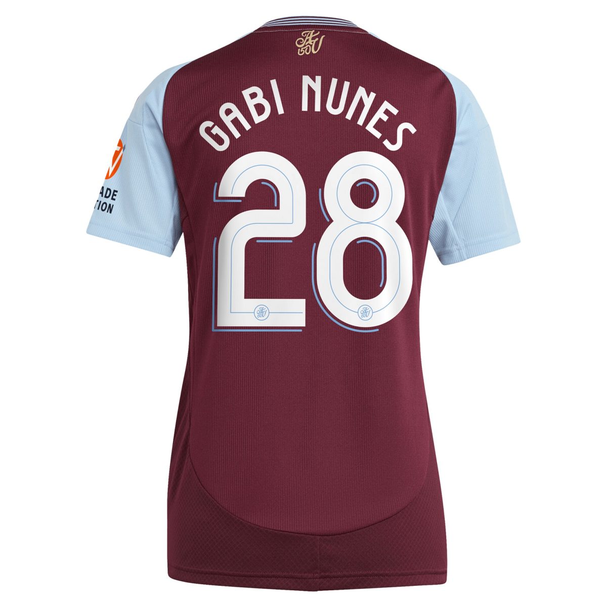 aston villa adidas home shirt 2024-25 – womens with gabi nunes 28 cup printing Collection | Authentic Aston Villa Shirts
