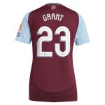 aston villa adidas home shirt 2024-25 – womens with grant 23 cup printing Collection | Authentic Aston Villa Shirts