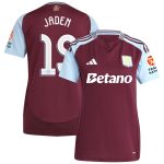 aston villa adidas home shirt 2024-25 – womens with jaden 19 cup printing Collection | Authentic Aston Villa Shirts
