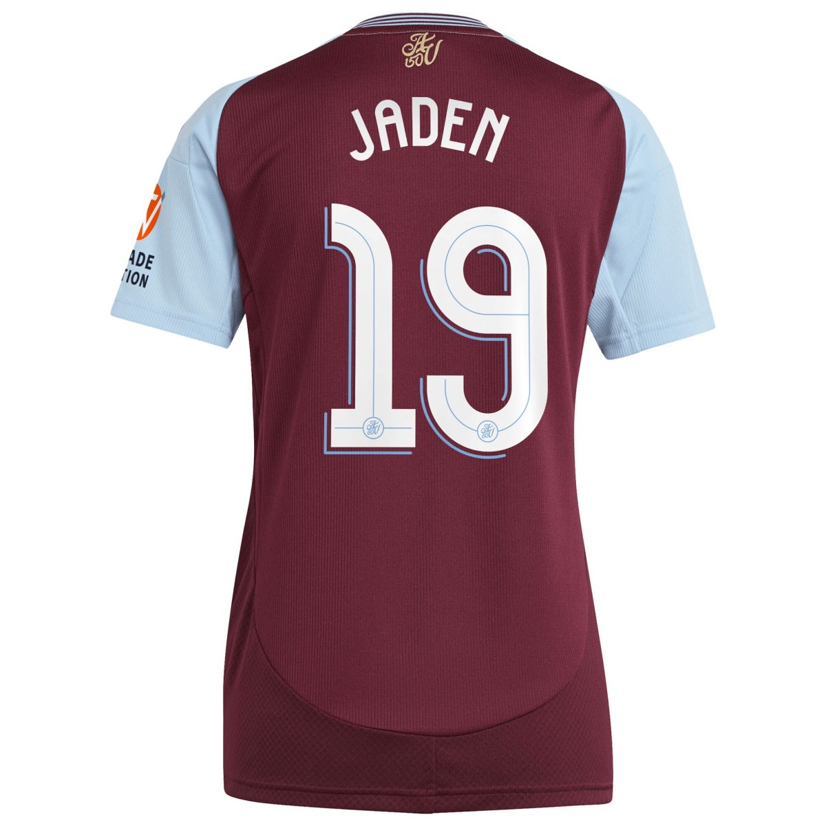 aston villa adidas home shirt 2024-25 – womens with jaden 19 cup printing Collection | Authentic Aston Villa Shirts