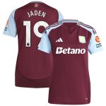 aston villa adidas home shirt 2024-25 – womens with jaden 19 printing Collection | Authentic Aston Villa Shirts