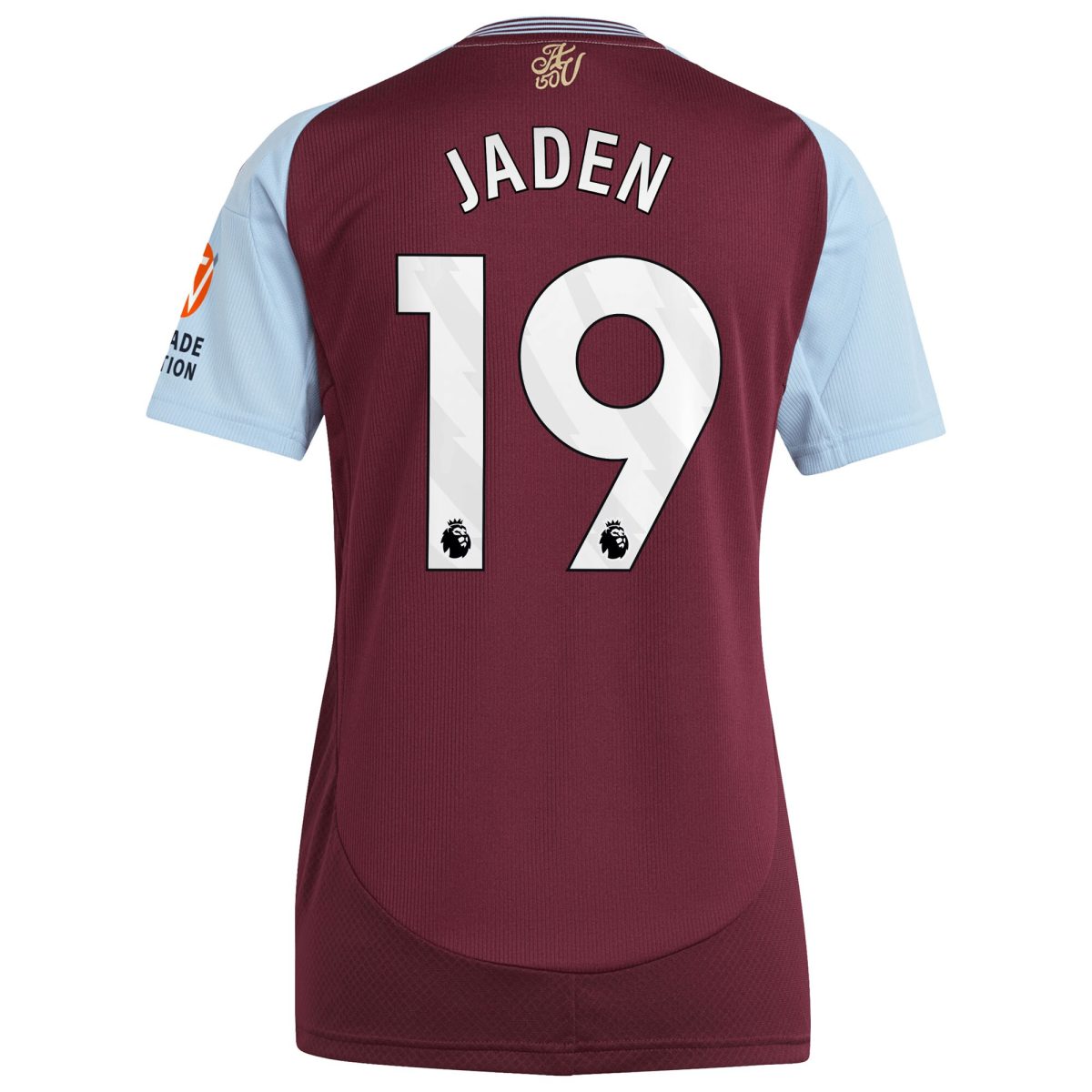 aston villa adidas home shirt 2024-25 – womens with jaden 19 printing Collection | Authentic Aston Villa Shirts