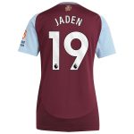 aston villa adidas home shirt 2024-25 – womens with jaden 19 printing Collection | Authentic Aston Villa Shirts