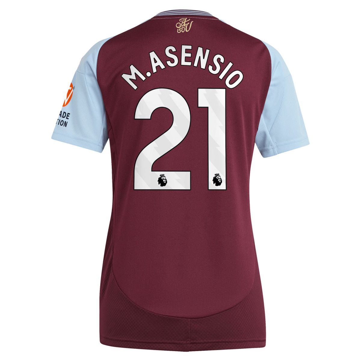 aston villa adidas home shirt 2024-25 – womens with m.asensio 21 printing Collection | Authentic Aston Villa Shirts