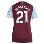 aston villa adidas home shirt 2024-25 – womens with m.asensio 21 printing Collection | Authentic Aston Villa Shirts