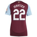 aston villa adidas home shirt 2024-25 – womens with maatsen 22 cup printing Collection | Authentic Aston Villa Shirts