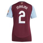 aston villa adidas home shirt 2024-25 – womens with mayling 2 cup printing Collection | Authentic Aston Villa Shirts