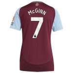 aston villa adidas home shirt 2024-25 – womens with mcginn 7 printing Collection | Authentic Aston Villa Shirts