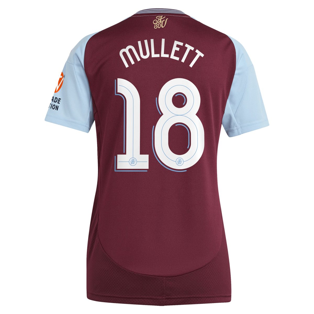 aston villa adidas home shirt 2024-25 – womens with mullett 18 cup printing Collection | Authentic Aston Villa Shirts