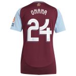 aston villa adidas home shirt 2024-25 – womens with onana 24 cup printing Collection | Authentic Aston Villa Shirts