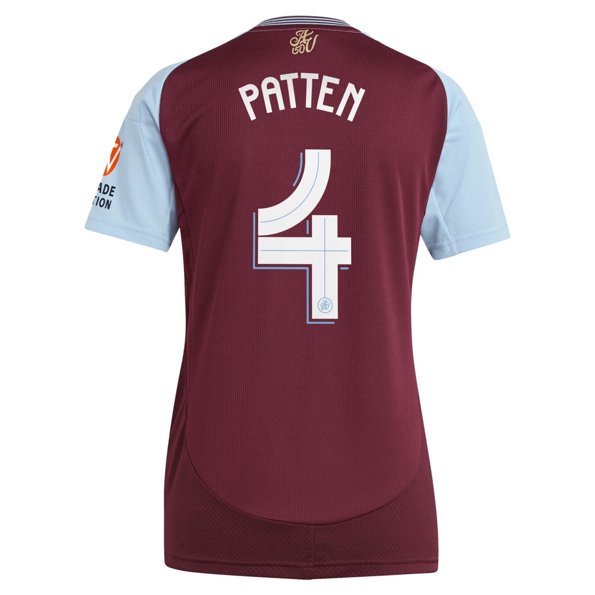 aston villa adidas home shirt 2024-25 – womens with patten 4 cup printing Collection | Authentic Aston Villa Shirts