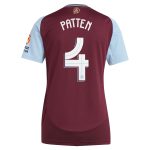 aston villa adidas home shirt 2024-25 – womens with patten 4 cup printing Collection | Authentic Aston Villa Shirts