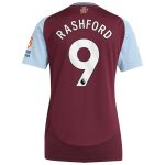 aston villa adidas home shirt 2024-25 – womens with rashford 9 printing Collection | Authentic Aston Villa Shirts