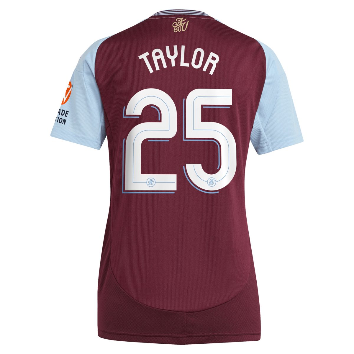 aston villa adidas home shirt 2024-25 – womens with taylor 25 cup printing Collection | Authentic Aston Villa Shirts