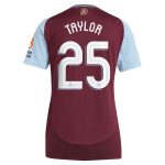 aston villa adidas home shirt 2024-25 – womens with taylor 25 cup printing Collection | Authentic Aston Villa Shirts