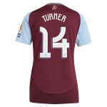 aston villa adidas home shirt 2024-25 – womens with turner 14 cup printing Collection | Authentic Aston Villa Shirts