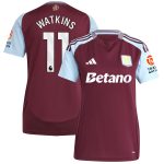 aston villa adidas home shirt 2024-25 – womens with watkins 11 printing Collection | Authentic Aston Villa Shirts