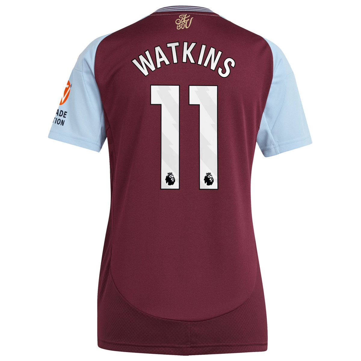 aston villa adidas home shirt 2024-25 – womens with watkins 11 printing Collection | Authentic Aston Villa Shirts