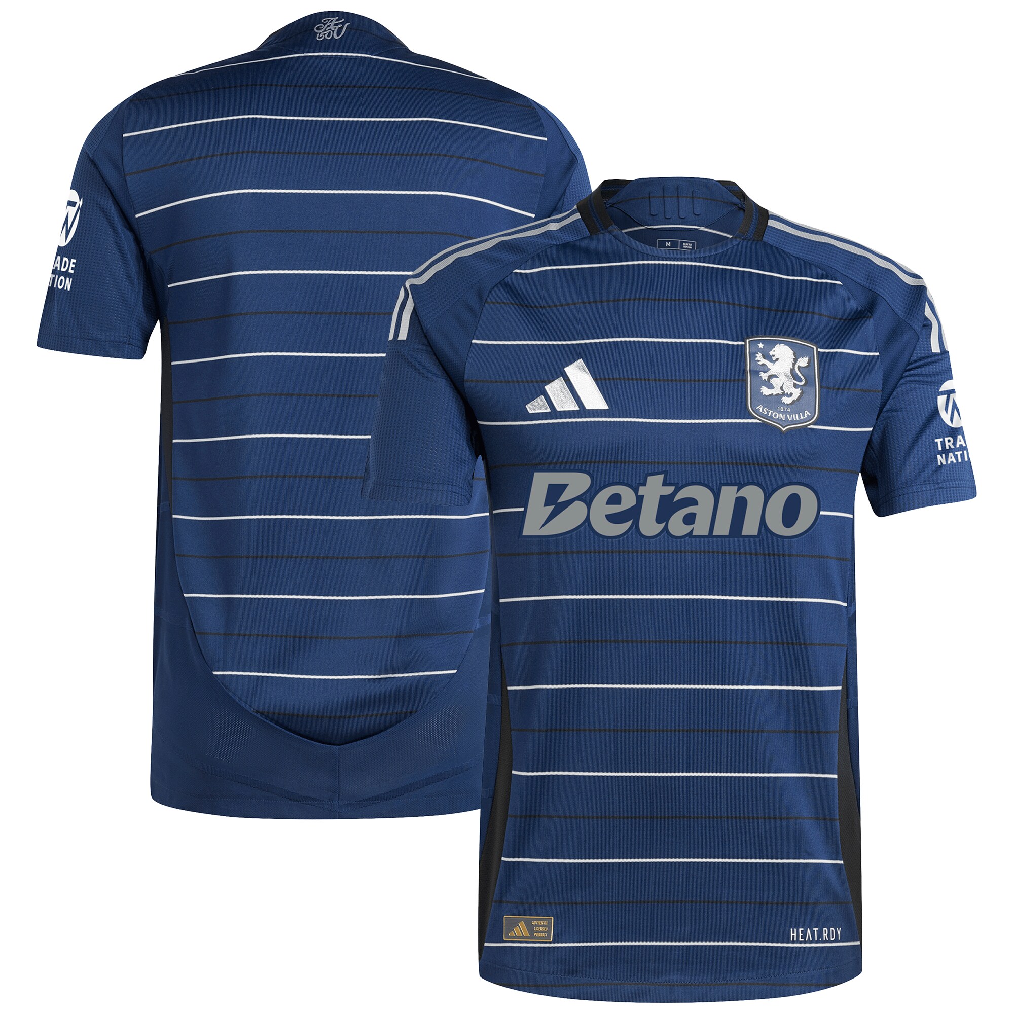 aston villa adidas third authentic shirt 2024-25 with custom printing Collection | Authentic Aston Villa Shirts