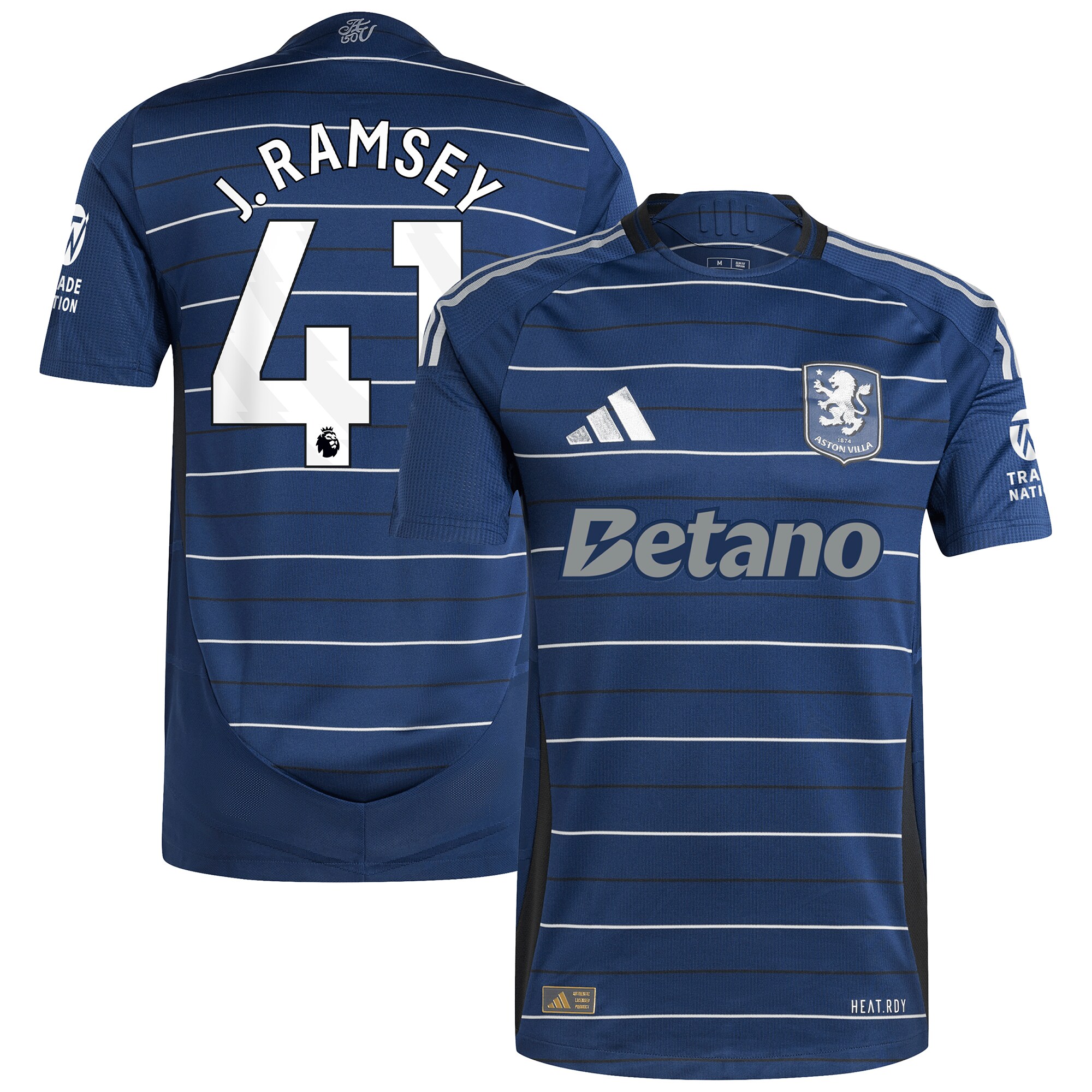 aston villa adidas third authentic shirt 2024-25 with j. ramsey 41 printing Collection | Authentic Aston Villa Shirts