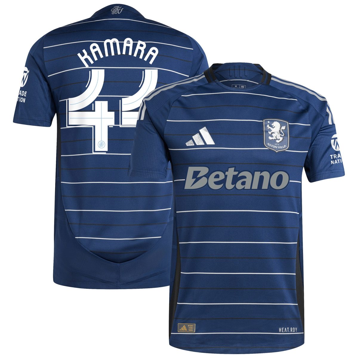 aston villa adidas third authentic shirt 2024-25 with kamara 44 cup printing Collection | Authentic Aston Villa Shirts