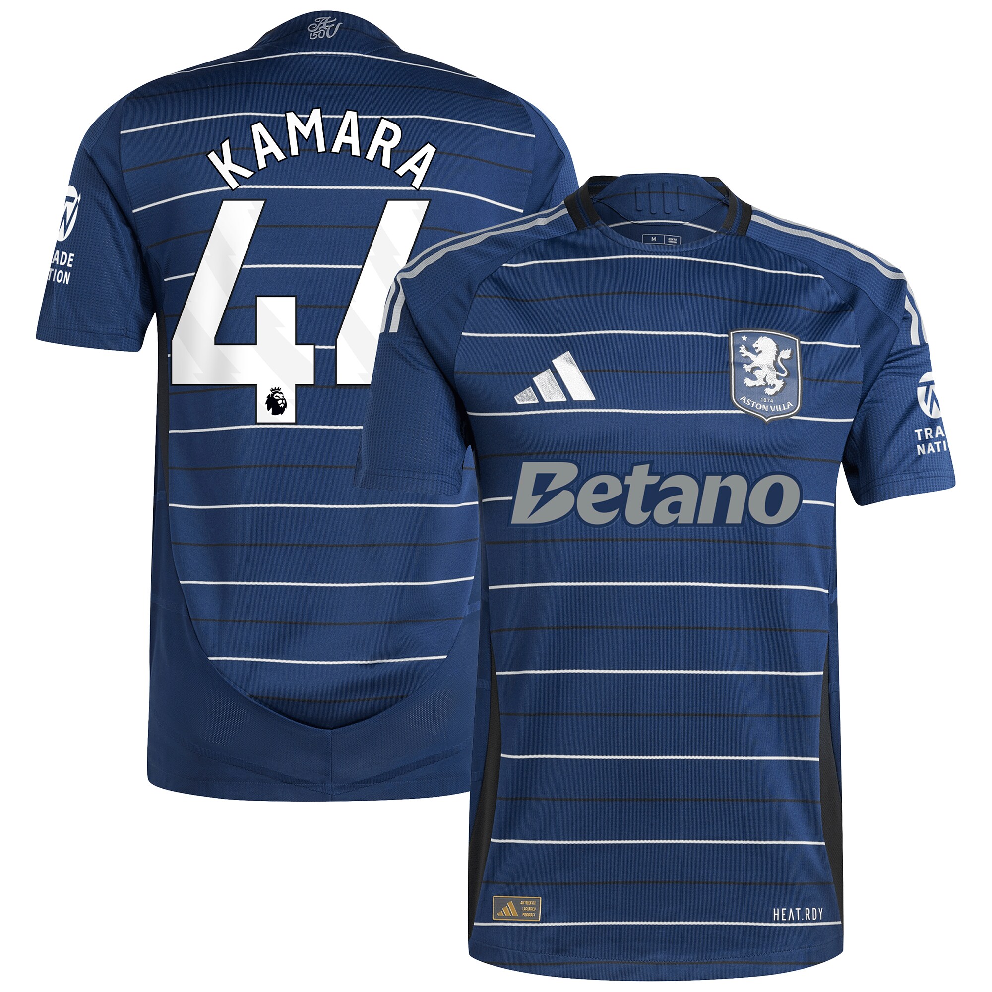 aston villa adidas third authentic shirt 2024-25 with kamara 44 printing Collection | Authentic Aston Villa Shirts