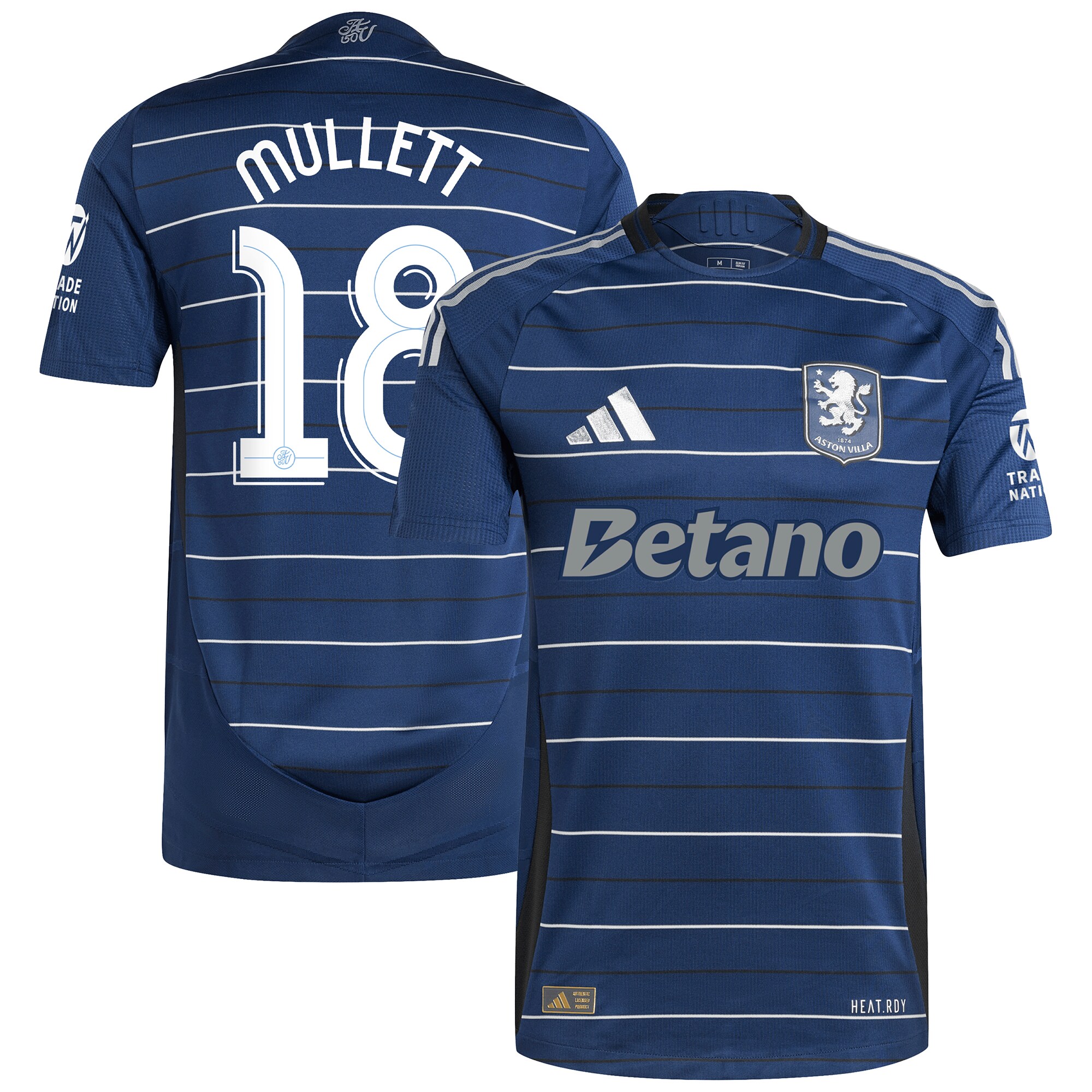 aston villa adidas third authentic shirt 2024-25 with mullett 18 cup printing Collection | Authentic Aston Villa Shirts